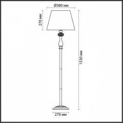 Торшер Odeon Light Gaellori 3393/1F | фото 3