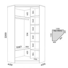 Шкаф-купе ХИТ-У-22-4-77 | фото 2