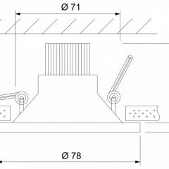 Встраиваемый светильник Elektrostandard 15266/LED a055718 | фото 3