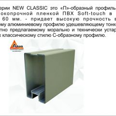 Шкаф-купе 2450 серии NEW CLASSIC K4+K4+K4+B22+PL4 (по 2 ящика лев/прав+F обр.штанга) профиль «Капучино» | фото 17