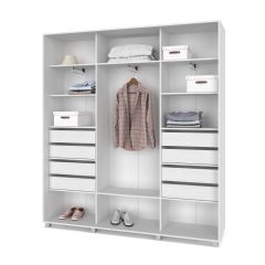 МАРТИН Шкаф-купе с зеркалами Анкор светлый (2400*450) М443 | фото 4