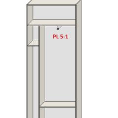 Шкаф распашной серия «ЗЕВС» (PL3/С1/PL2) | фото 4
